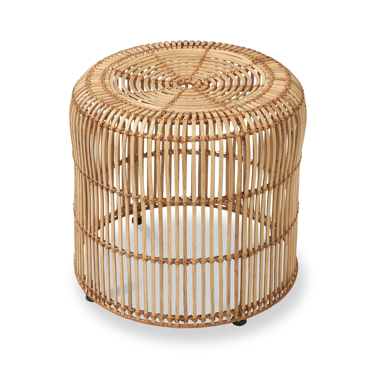 Rattan Core Stool Natural from Roseland Furniture