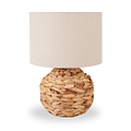 Zadi Natural Plaited Water Hyacinth Table Lamp from Roseland Furniture