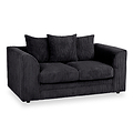 Bletchley Black Jumbo Cord 2 Seater Sofa from Roseland Furniture
