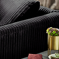 Bletchley Black Jumbo Cord 2 Seater Sofa from Roseland Furniture