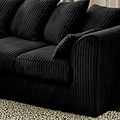 Bletchley Black Jumbo Cord 2 Seater Sofa from Roseland Furniture