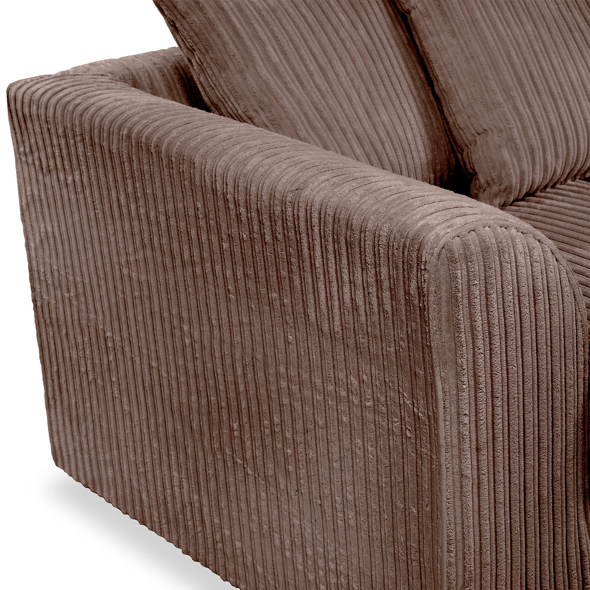 Bletchley Chocolate Jumbo Cord 2 Seater Sofa from Roseland Furniture