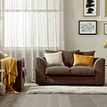Bletchley Chocolate Jumbo Cord 2 Seater Sofa from Roseland Furniture