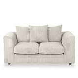 Bletchley Cream Jumbo Cord 2 Seater Sofa from Roseland Furniture