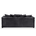Bletchley Black Jumbo Cord 3 Seater Sofa from Roseland Furniture