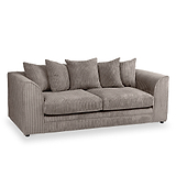 Bletchley Charcoal  Jumbo Cord 3 Seater Couch from Roseland Furniture
