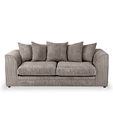 Bletchley Charcoal  Jumbo Cord 3 Seater Sofa from Roseland Furniture