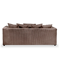 Bletchley Chocolate Jumbo Cord 3 Seater Sofa from Roseland Furniture