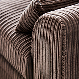 Bletchley Chocolate Jumbo Cord 3 Seater Sofa from Roseland Furniture