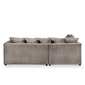 Bletchley Charcoal Left Hand Jumbo Cord Chaise Sofa