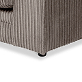 Bletchley Charcoal Jumbo Cord Chaise Sofa