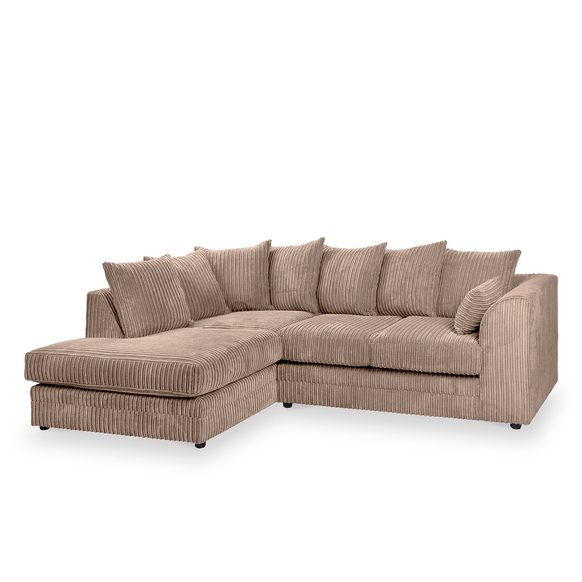 Bletchley Coffee Left Hand Jumbo Cord Chaise Sofa from Roseland Furniture