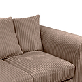 Bletchley Coffee Left Hand Jumbo Cord Chaise Sofa from Roseland Furniture