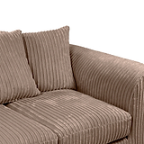 Bletchley Coffee Left Hand Jumbo Cord Chaise Sofa from Roseland Furniture