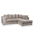 Bletchley Charcoal Right Hand Jumbo Cord Chaise Couch