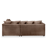 Bletchley Coffee Right Hand Jumbo Cord Chaise Sofa from Roseland Furniture