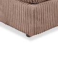 Bletchley Coffee Jumbo Cord Footstool from Roseland Furniture