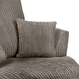 Bletchley Charcoal Jumbo Cord Swivel Chair from Roseland Furniture