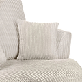 Bletchley Cream Jumbo Cord Swivel Chair from Roseland Furniture