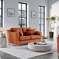 Claridge Soft Chenille 2 Seater Sofa Terra Life1 from Roseland Furniture