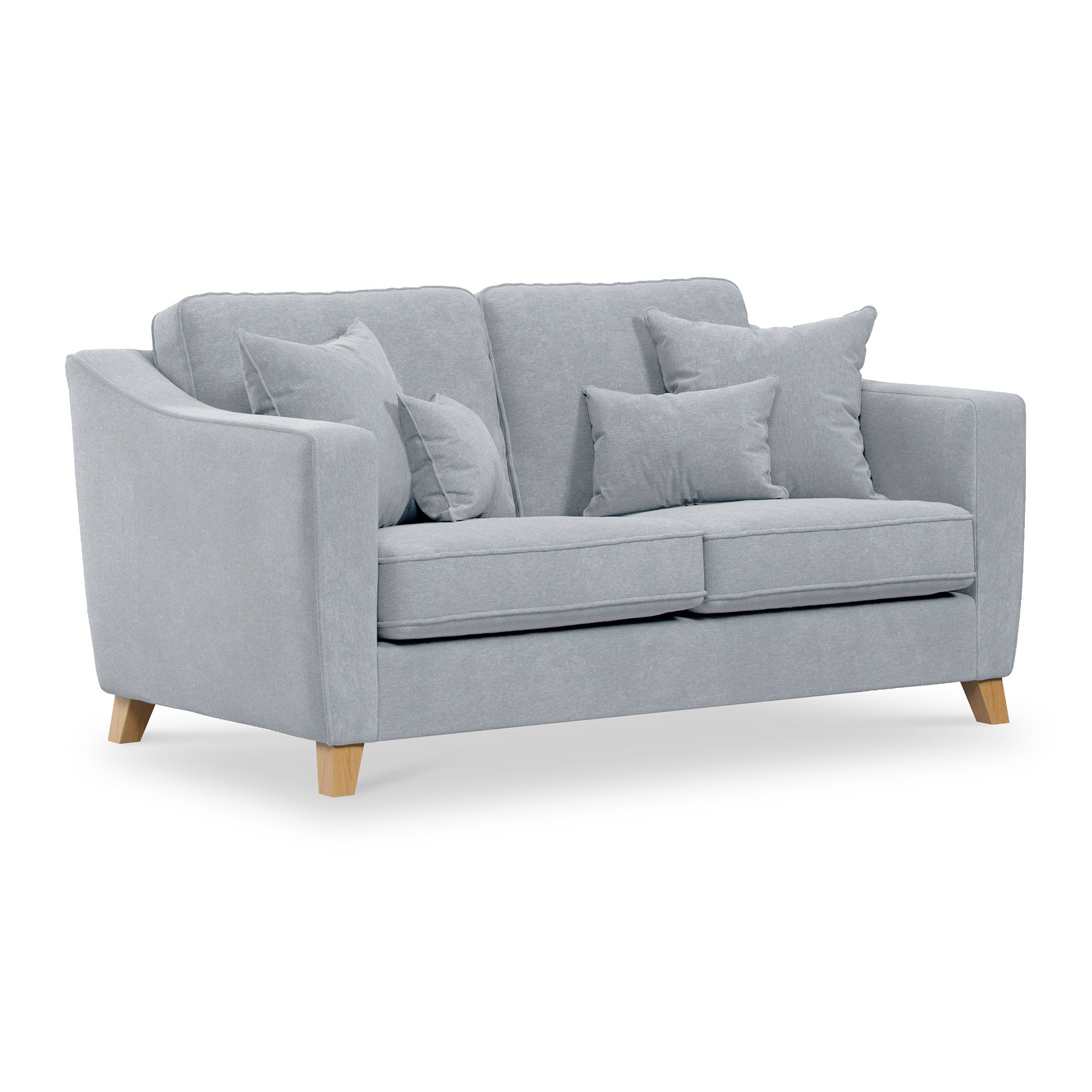 Claridge Soft Chenille 2 Seater Sofa Ice from Roseland Furniture