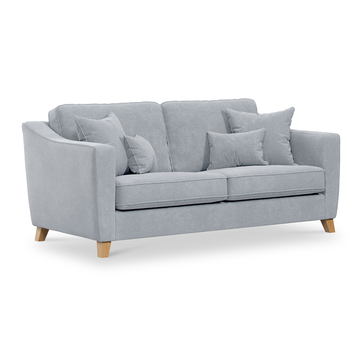 Claridge Soft Chenille 3 Seater Sofa Ice from Roseland Furniture