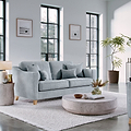 Claridge Soft Chenille 3 Seater Sofa Ice from Roseland Furniture
