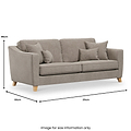 Claridge Soft Chenille 4 Seater  from Roseland Furniture