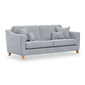 Claridge Soft Chenille 4 Seater Sofa Ice from Roseland Furniture