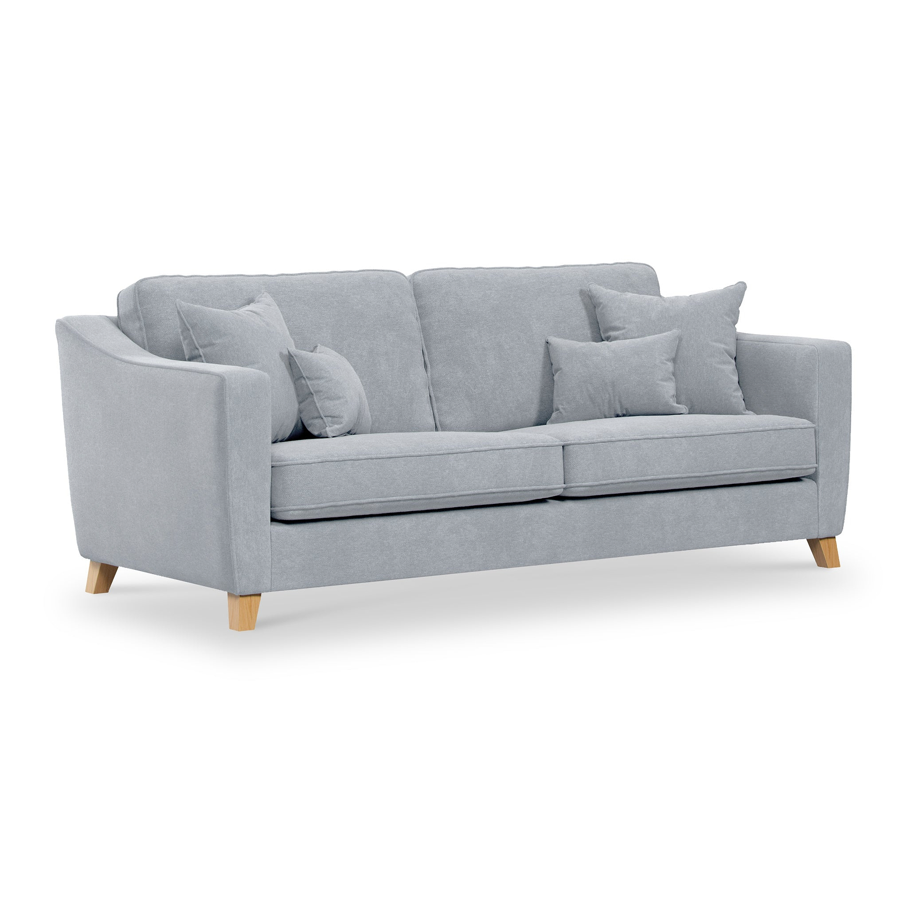 Claridge Soft Chenille 4 Seater Sofa Ice from Roseland Furniture