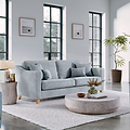 Claridge Soft Chenille 4 Seater Sofa Ice from Roseland Furniture