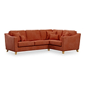 Claridge Soft Chenille Left Hand Corner Sofa Terra from Roseland Furniture