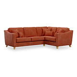 Claridge Soft Chenille Left Hand Corner Sofa Terra from Roseland Furniture