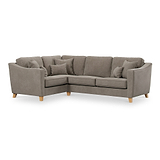 Claridge Soft Chenille Right Hand Corner Sofa Beige from Roseland Furniture