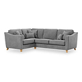 Claridge Soft Chenille Right Hand Corner Sofa Steel from Roseland 