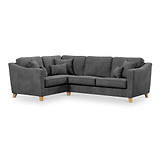 Claridge Soft Chenille RH Corner Sofa Heather from Roseland Furniture