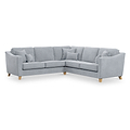 Claridge Soft Chenille Corner Sofa Ice from Roseland Furniture