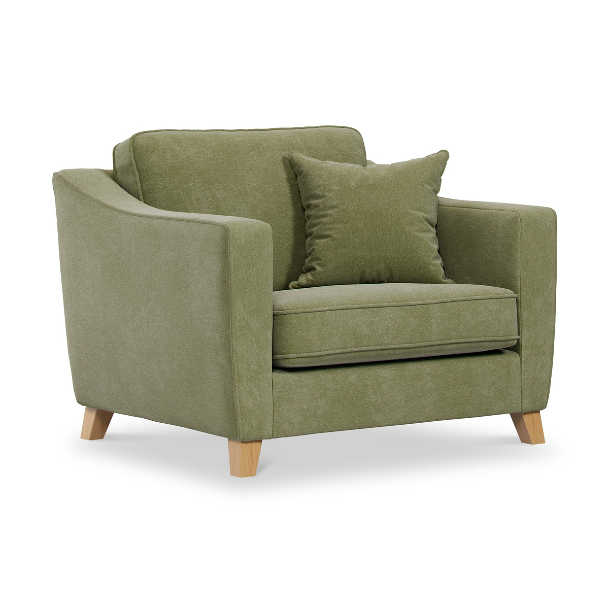 Claridge Moss Green Snuggle Chair from Roseland Furniture