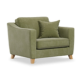 Claridge Moss Green Snuggle Chair from Roseland Furniture