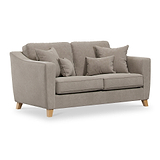 Claridge Soft Chenille 2 Seater Sofabed Linen from Roseland Furniture