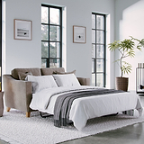 Claridge Soft Chenille 2 Seater Sofabed Beige Life2 from Roseland Furniture