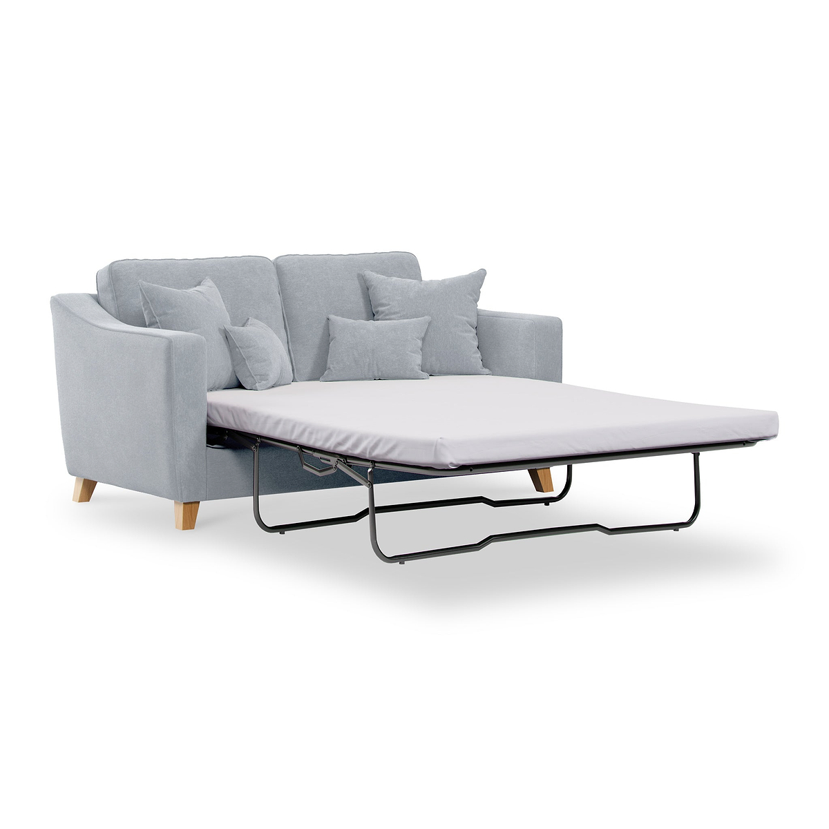 Claridge Soft Chenille 2 Seater Sofabed Ice from Roseland Furniture