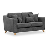Claridge Soft Chenille 2 Seater Sofabed Heather from Roseland Furniture