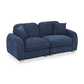 Cloud 3 Seater Sofa Deep Blue from Roseland Furniture