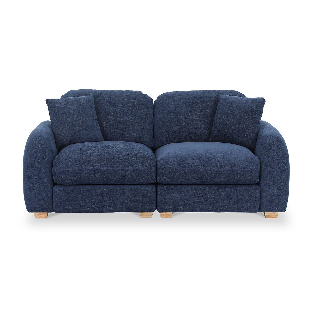 Cloud 3 Seater Sofa Deep Blue from Roseland Furniture