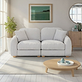 Cloud 3 Seater Sofa Fog from Roseland Furniture