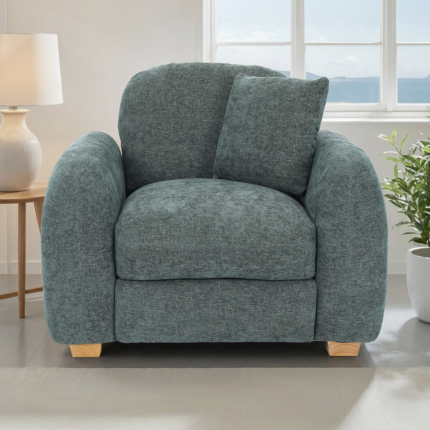 Cloud Armchair Moss from Roseland Furniture