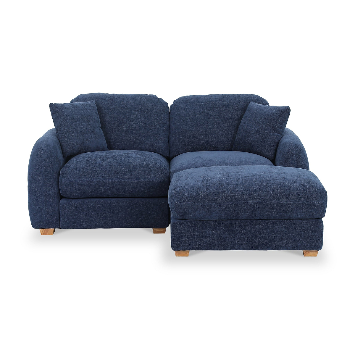 Cloud Chaise Sofa Deep Blue from Roseland Furniture