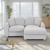 Cloud Chaise Sofa Fog from Roseland Furniture