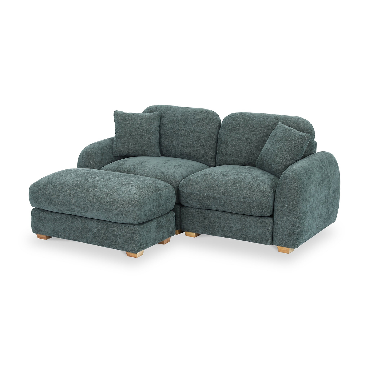 Cloud Chaise Sofa Moss from Roseland Furniture